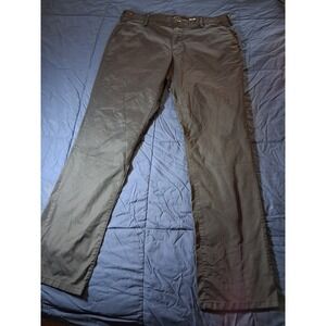 IZOD Mens Straight Fit Advantage Performance Pants Black 34x32 Casual Chinos